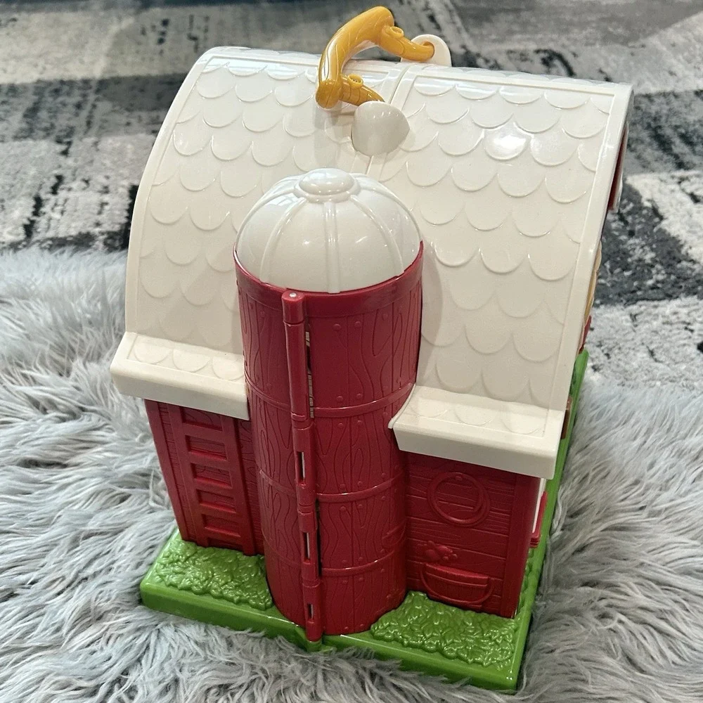 Battat Big Red Barn Animal Farm Playset Friends Folding Toy Kids